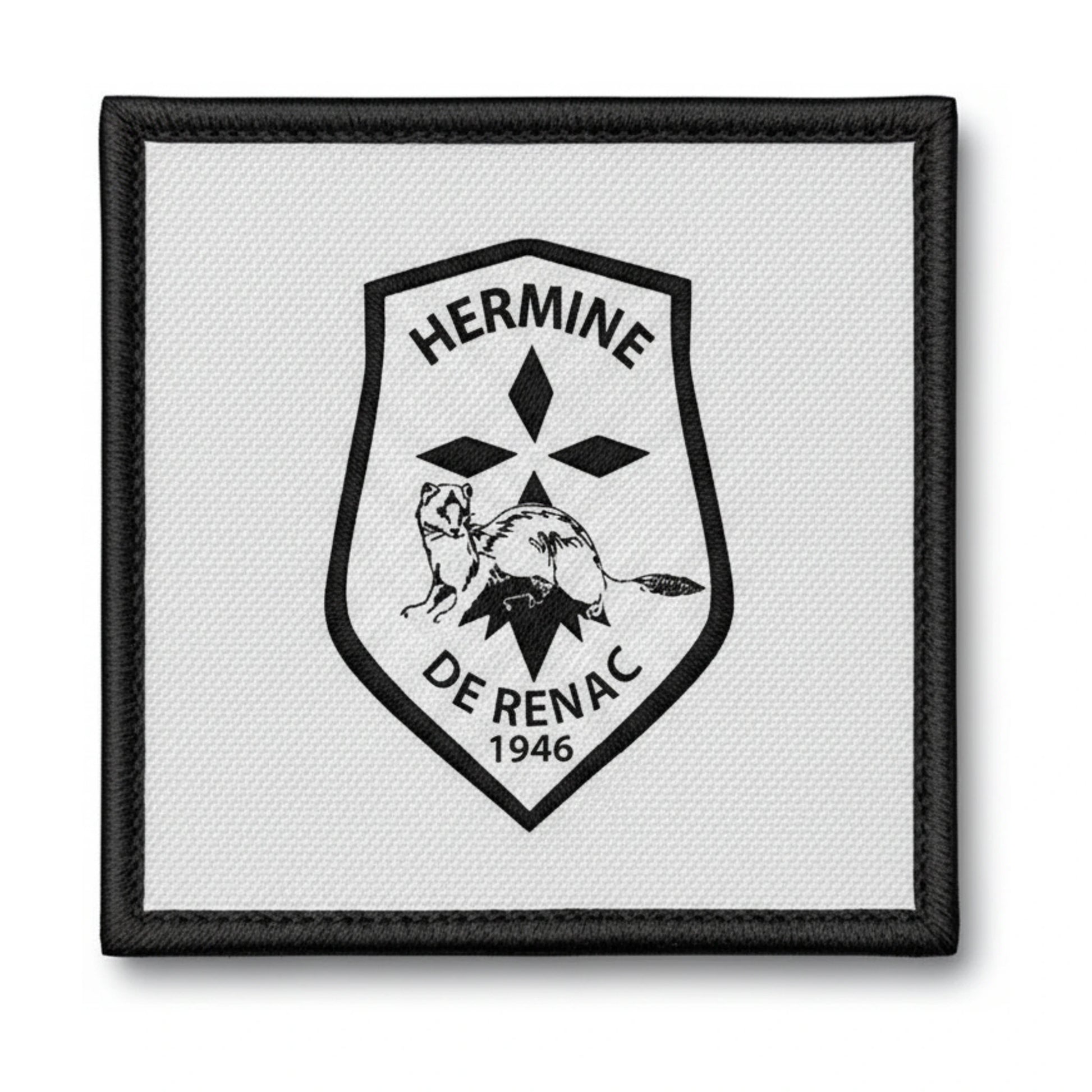 Patch brodé HERMINE DE RENAC Football logo