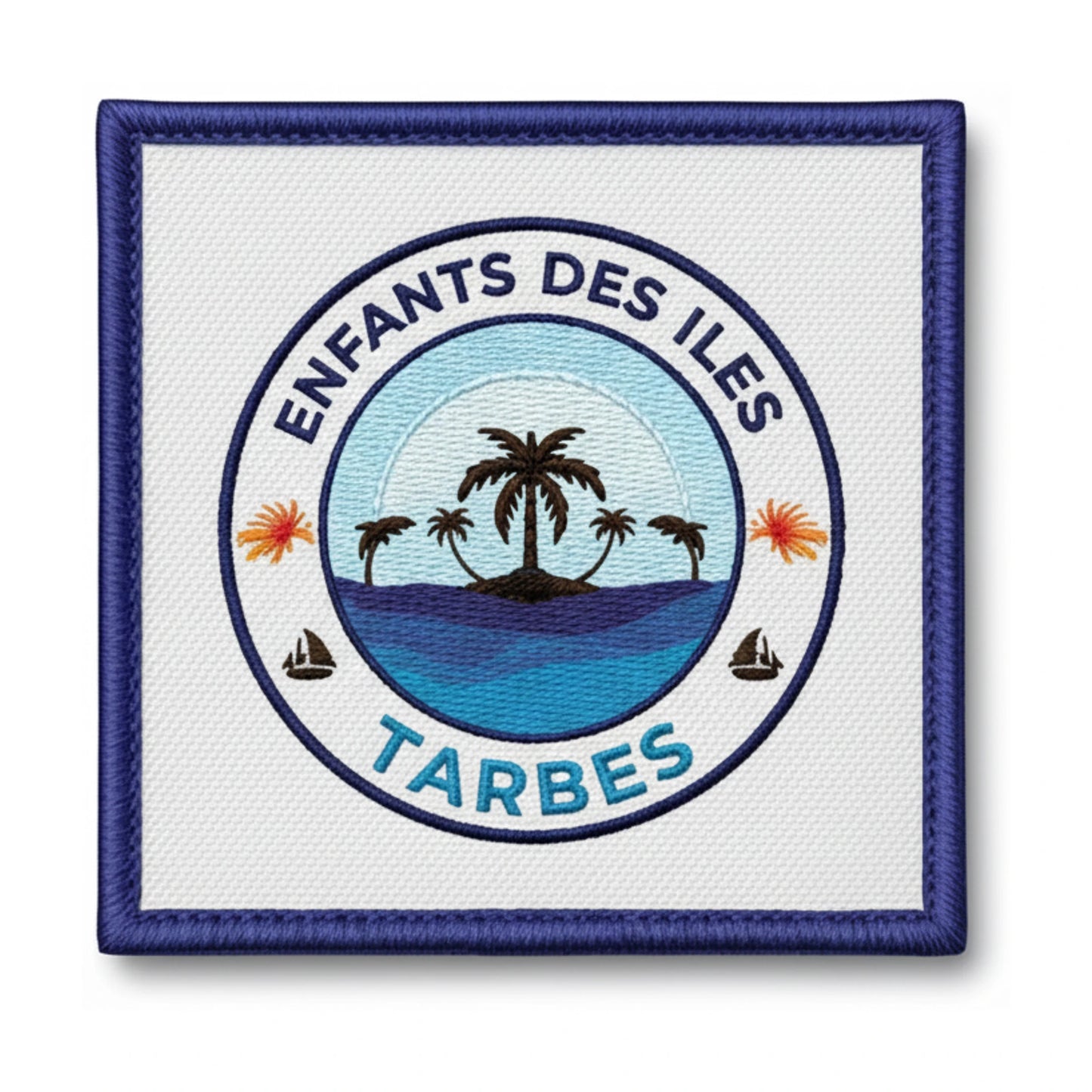 Patch brodé ENFANTS DES ILES DE TARBES Football logo