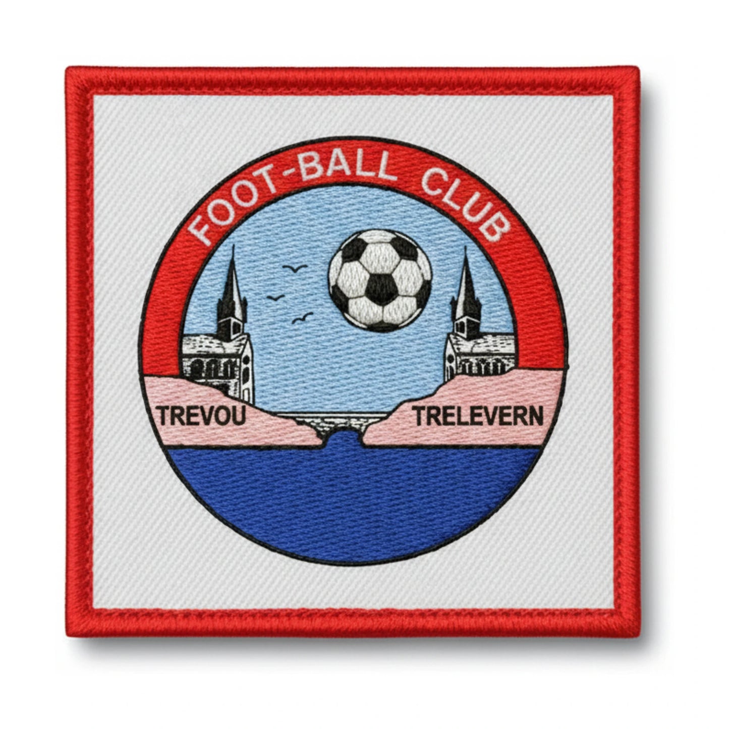 Patch brodé F.C. TRELEVERN TREVOU Football logo