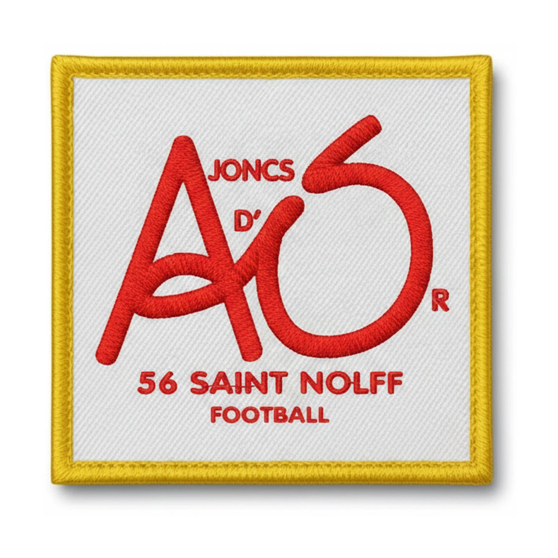 Patch brodé LES AJONCS D OR ST NOLFF Football logo