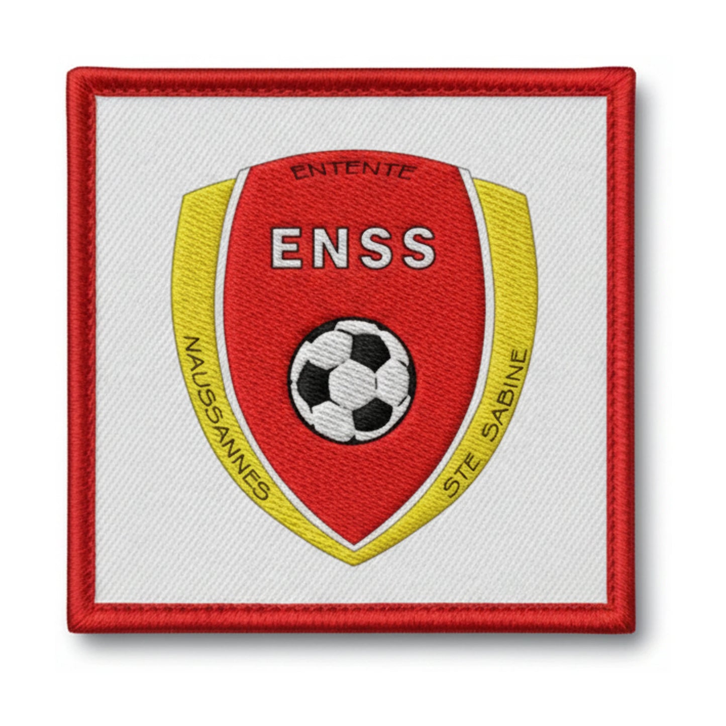 Patch brodé Ent Naussannes/ste Sabine Football logo