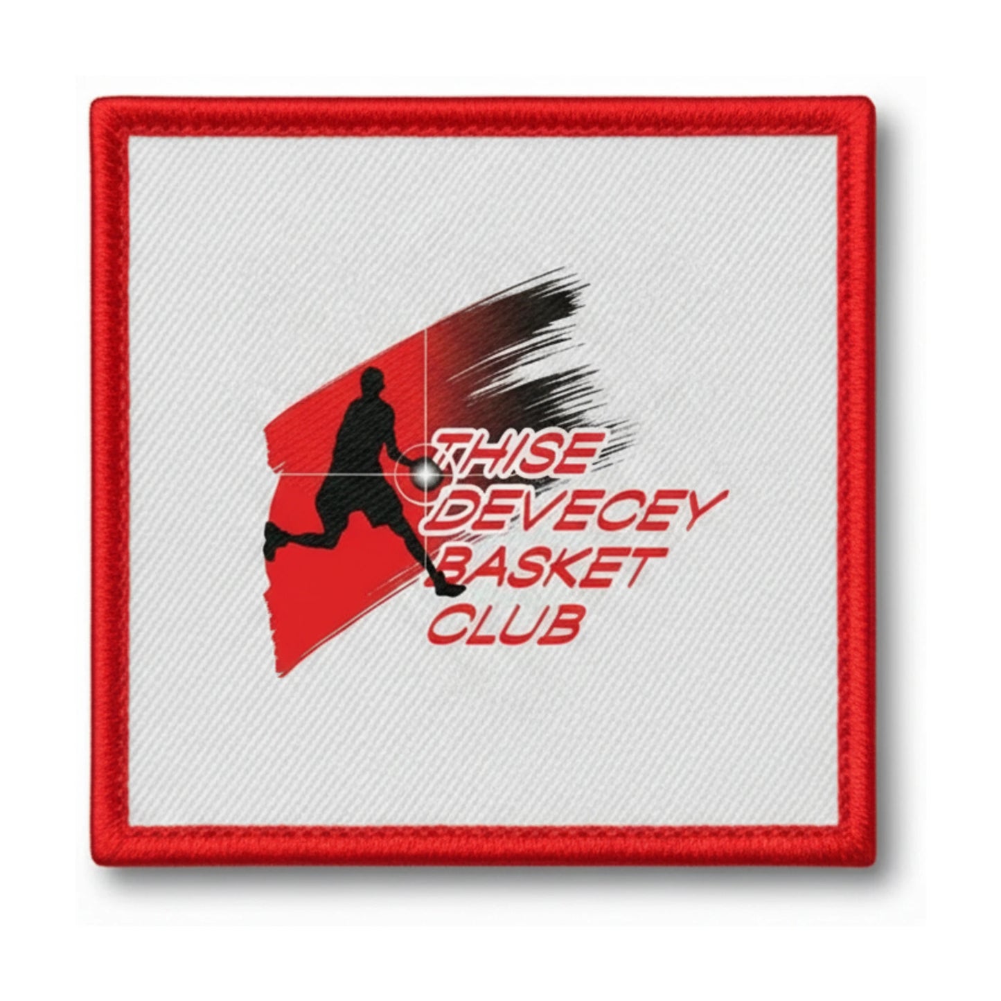 Patch brodé Thise Devecey Basket Club Basketball logo