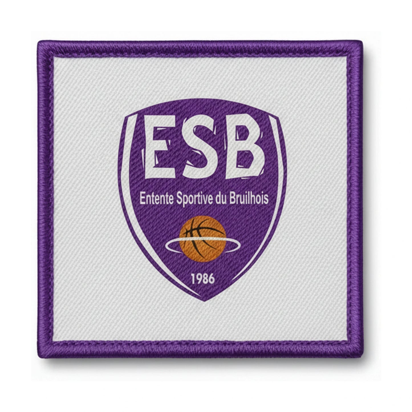 Patch brodé ES du Bruilhois Basket Basketball logo