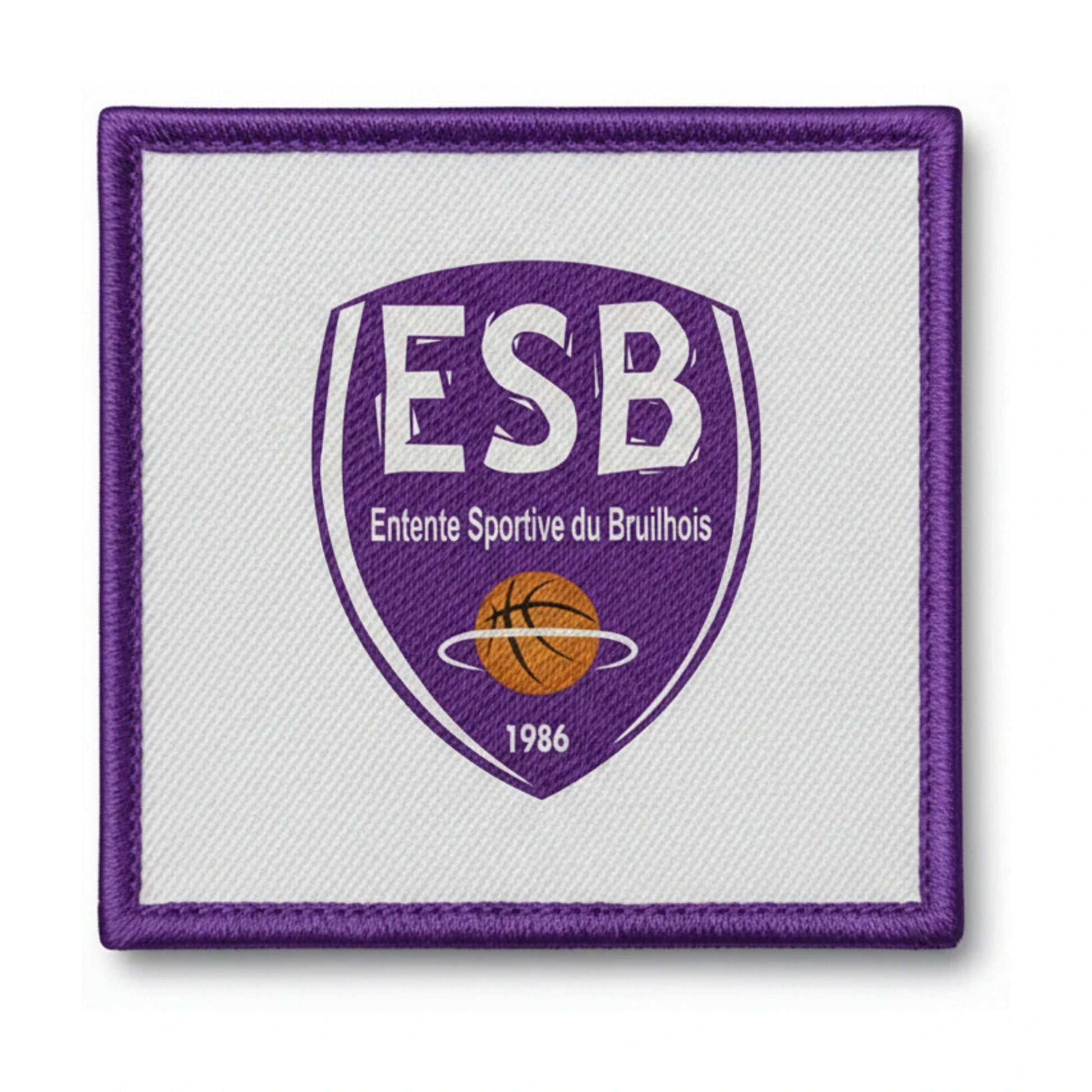Patch brodé ES du Bruilhois Basket Basketball logo