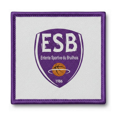 Patch brodé ES du Bruilhois Basket Basketball logo