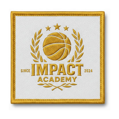 Patch brodé Impact Academy Basketball logo