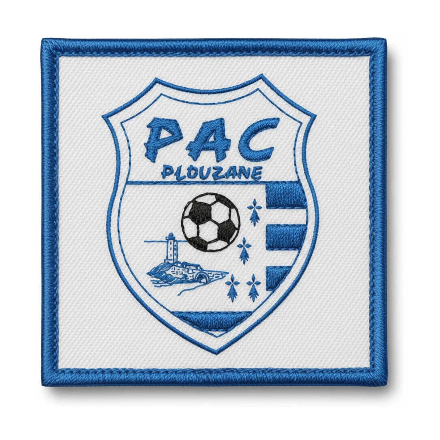 Patch brodé PLOUZANE ATHLETIC C. F. Football logo
