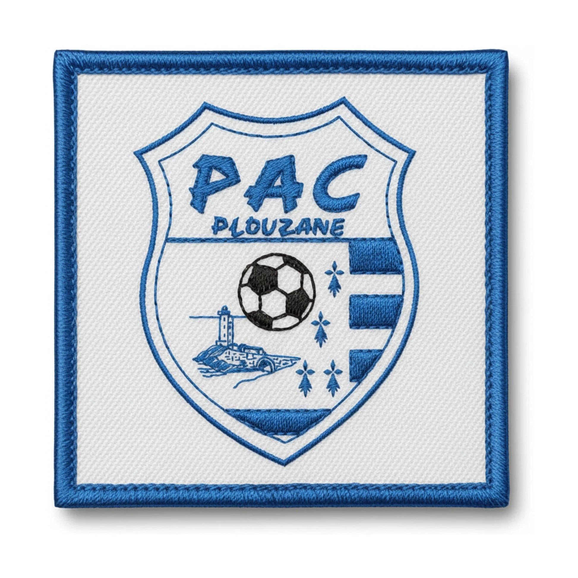 Patch brodé PLOUZANE ATHLETIC C. F. Football logo