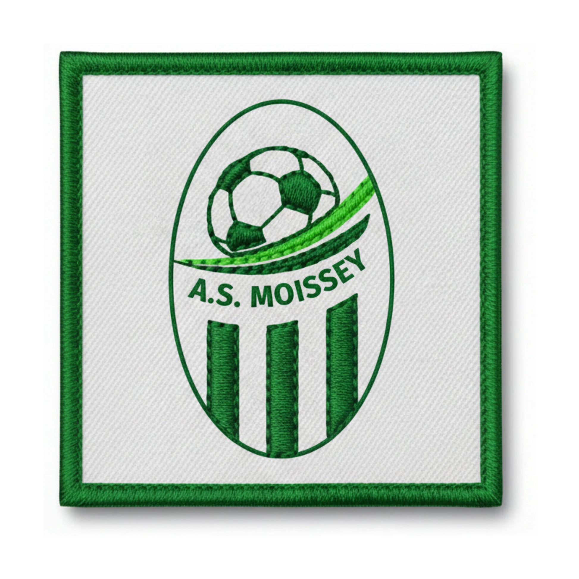 Patch brodé A.S. DE MOISSEY Football logo