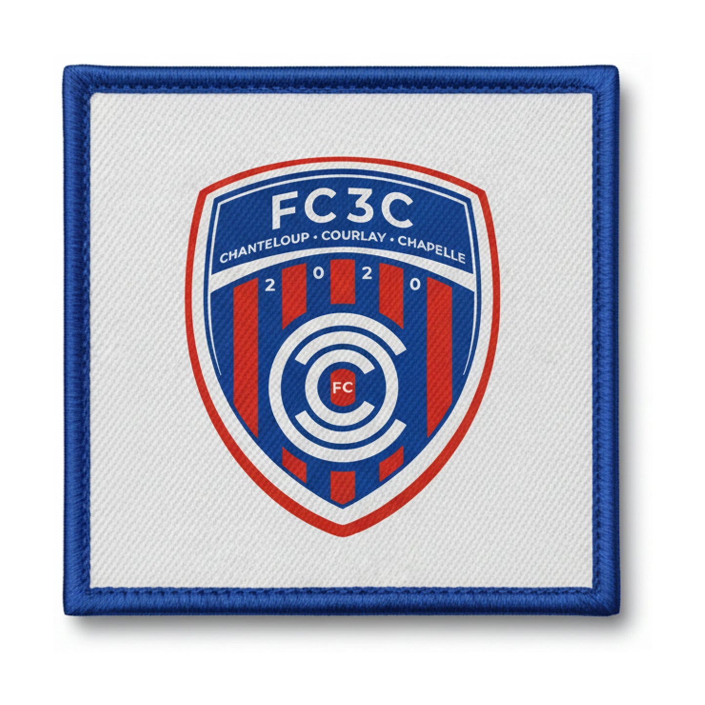 Patch brodé FOOTBALL CLUB CHANTELOUP COURLAY CHAPELLE Football logo