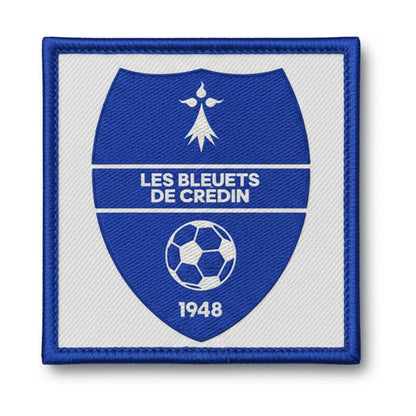 Patch brodé LES BLEUETS DE CREDIN Football logo