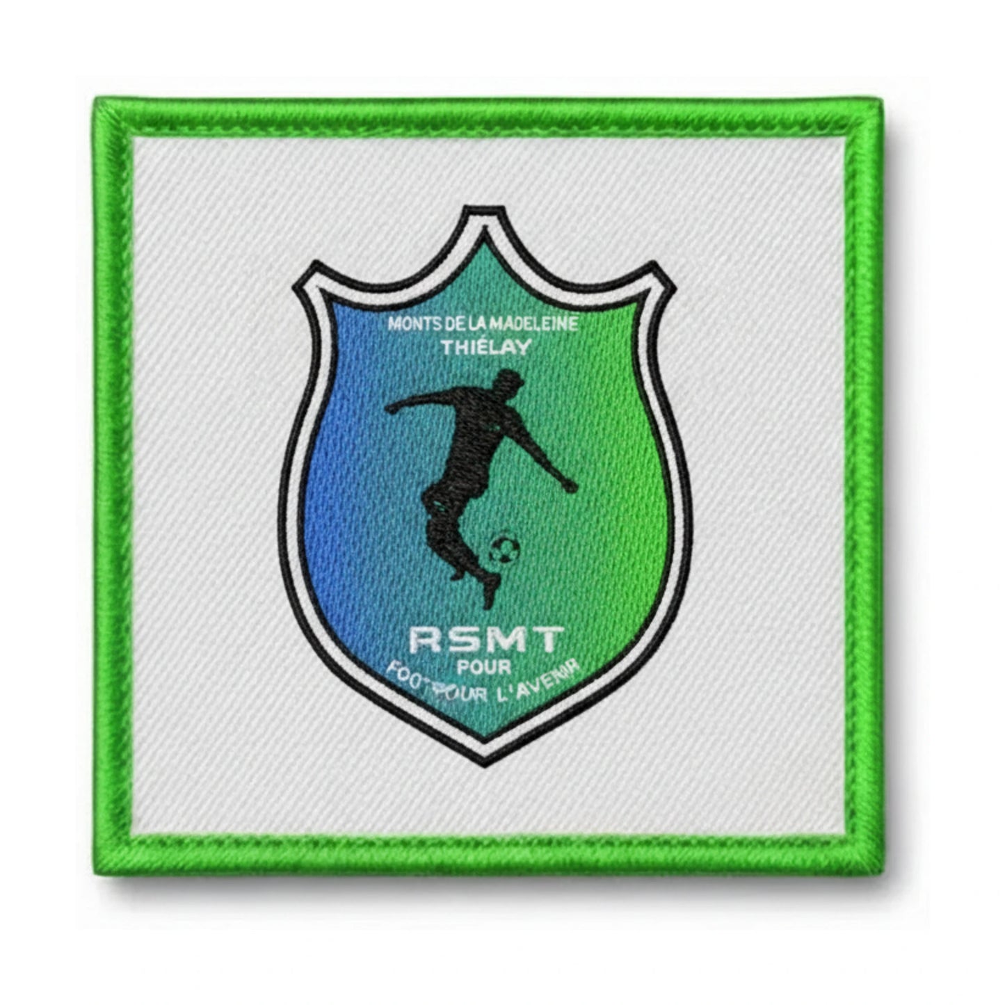 Patch brodé A. S. MONTHERME THILAY Football logo