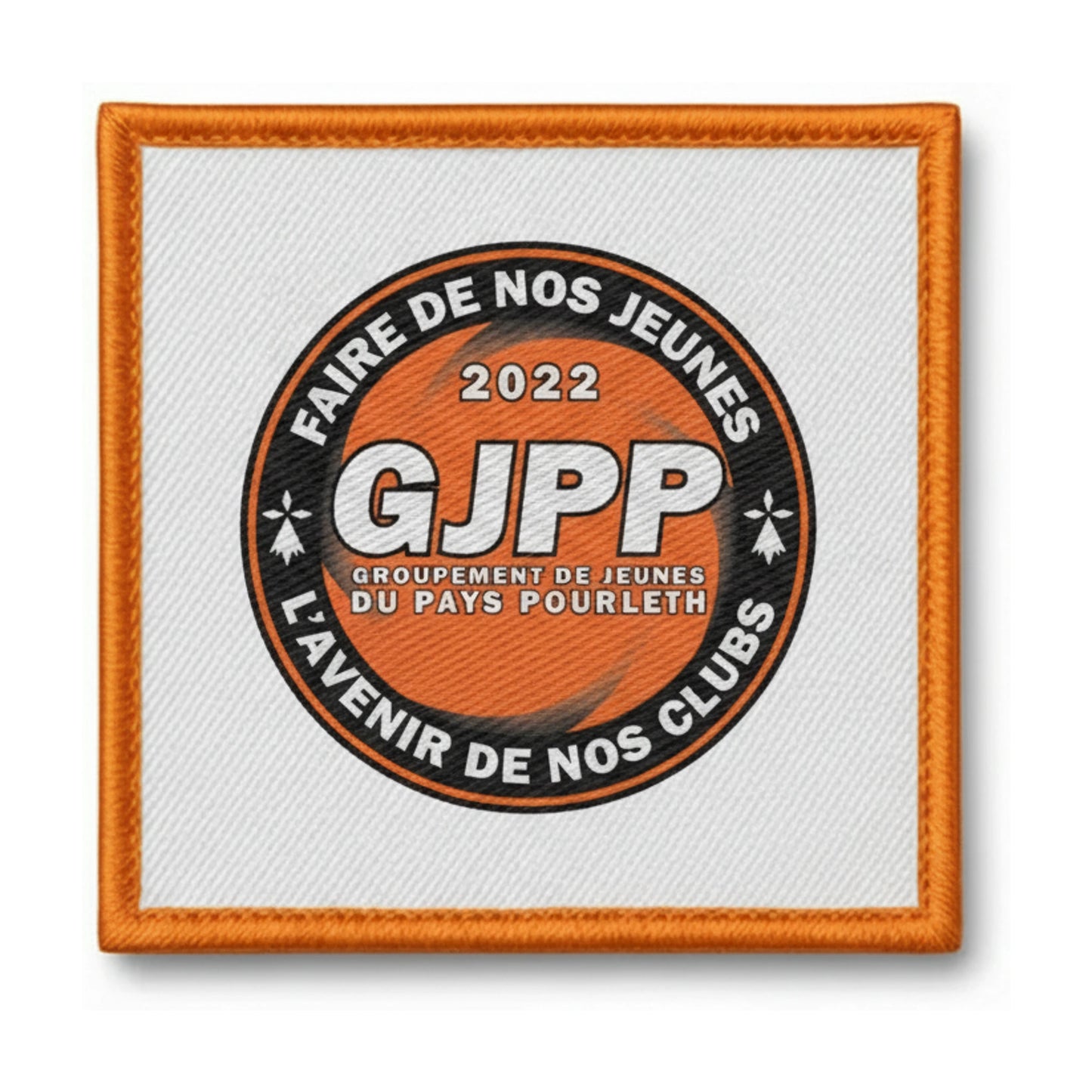 Patch brodé GROUPEMENT JEUNES PAYS DE GUÉMENÉ POURLETH Football logo