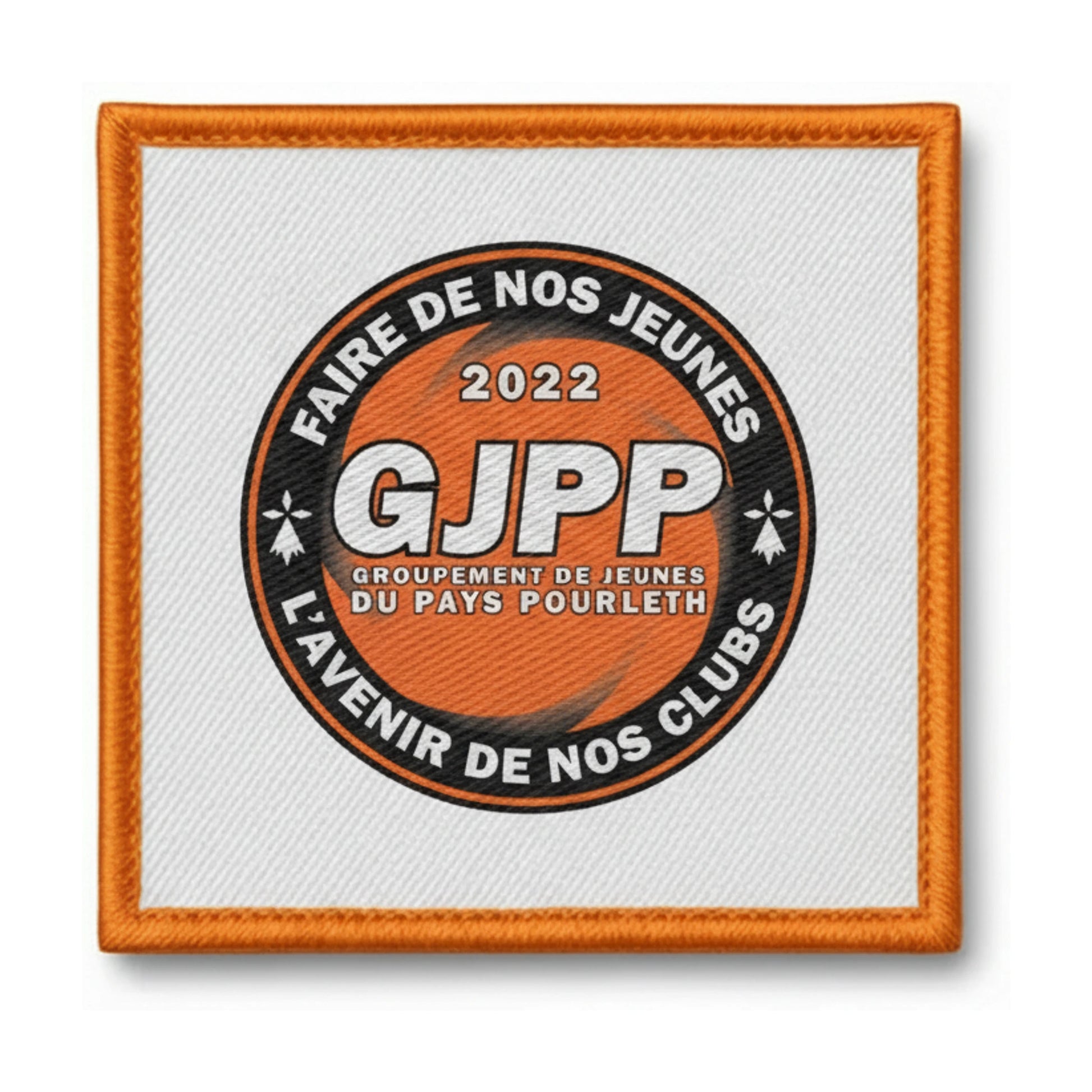 Patch brodé GROUPEMENT JEUNES PAYS DE GUÉMENÉ POURLETH Football logo