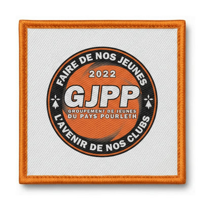Patch brodé GROUPEMENT JEUNES PAYS DE GUÉMENÉ POURLETH Football logo