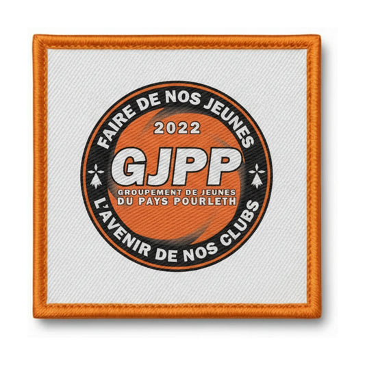 Patch brodé GROUPEMENT JEUNES PAYS DE GUÉMENÉ POURLETH Football logo