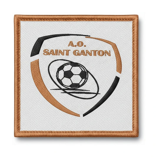 Patch brodé A.OMN. ST GANTON Football logo