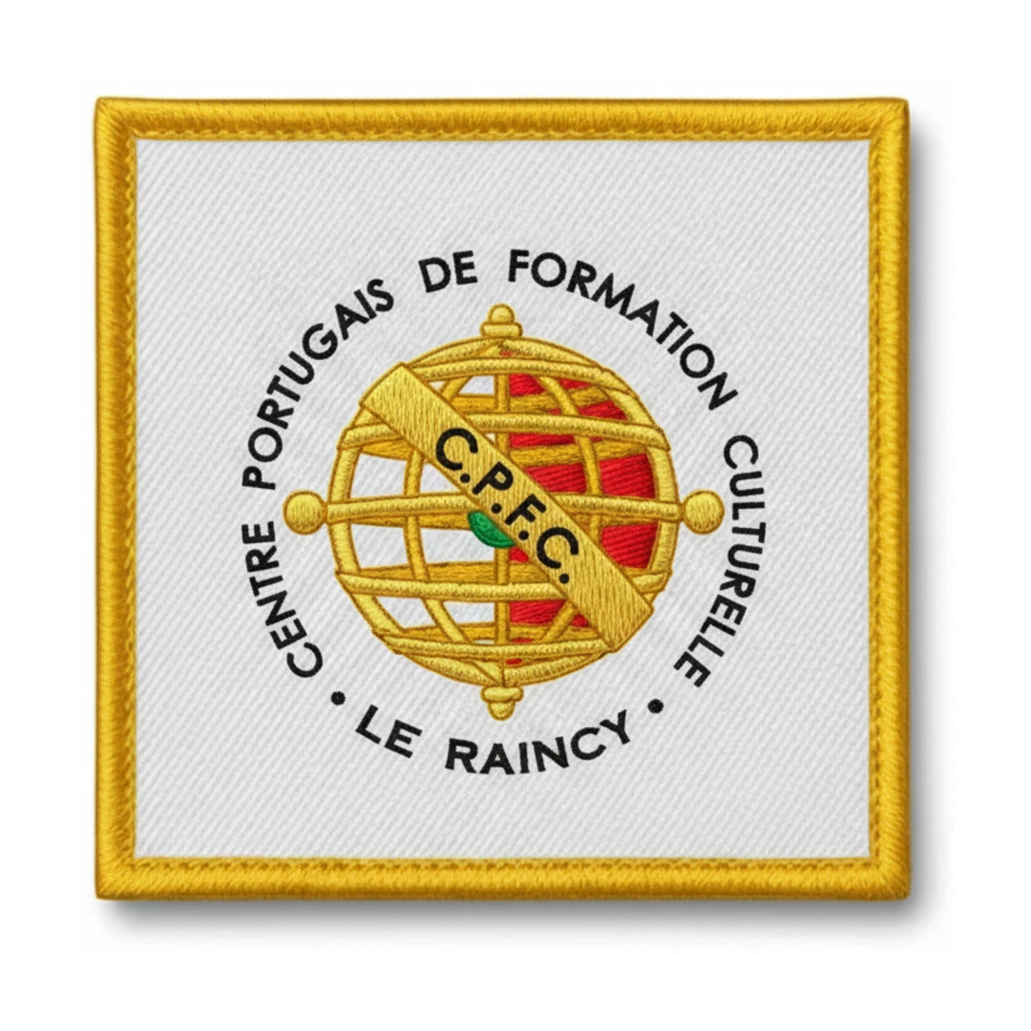 Patch brodé CTRE CULTUREL DES PORTUGAIS EN FRANCE Football logo