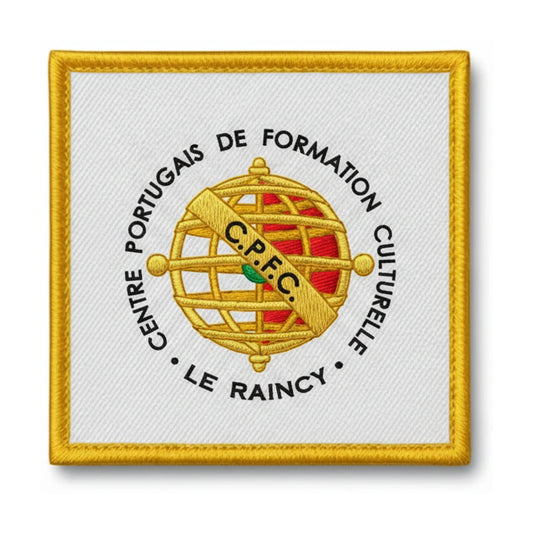 Patch brodé CTRE CULTUREL DES PORTUGAIS EN FRANCE Football logo