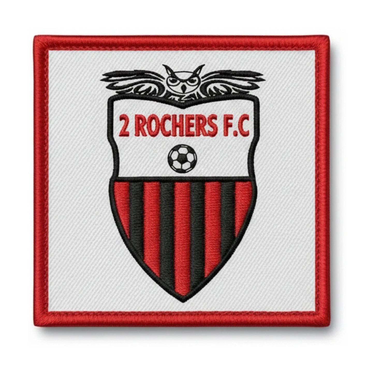 Patch brodé 2 ROCHERS FOOTBALL CLUB Football logo