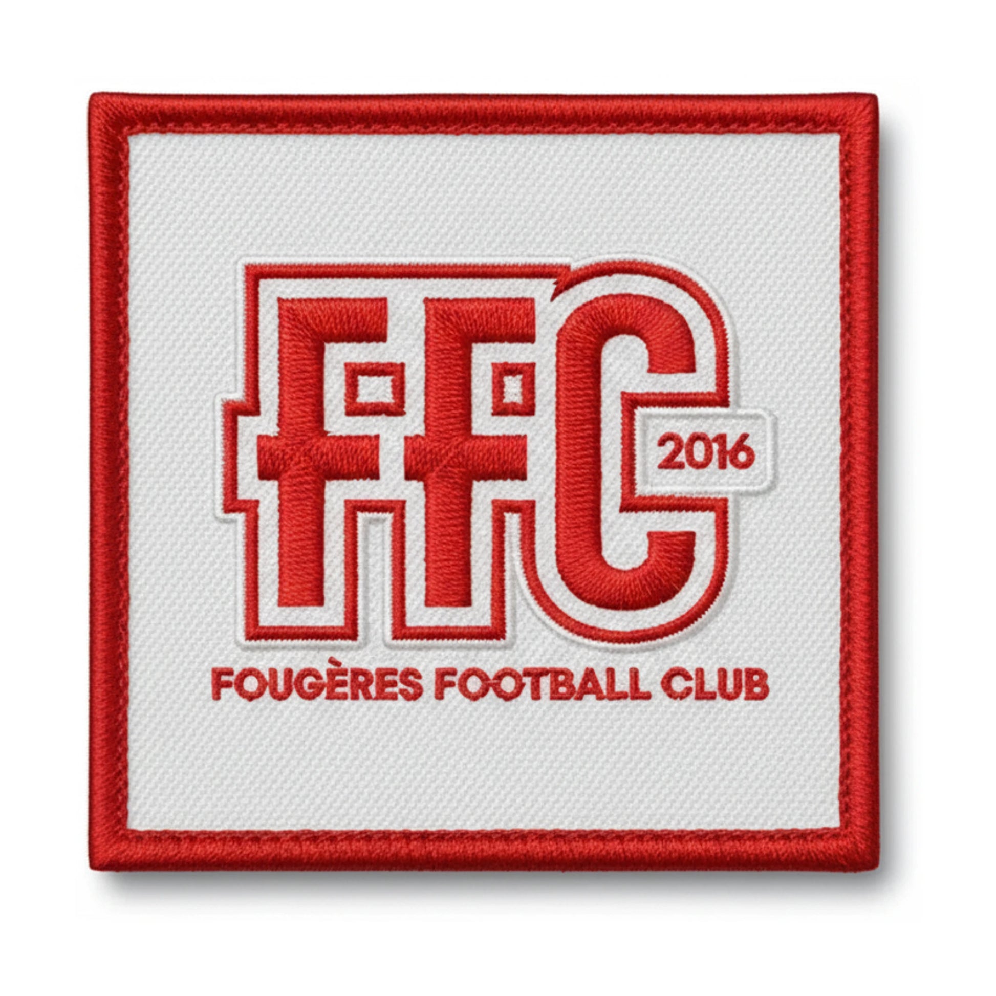 Patch brodé FOUGERES F. C. Football logo