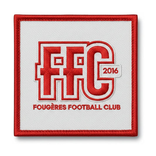 Patch brodé FOUGERES F. C. Football logo