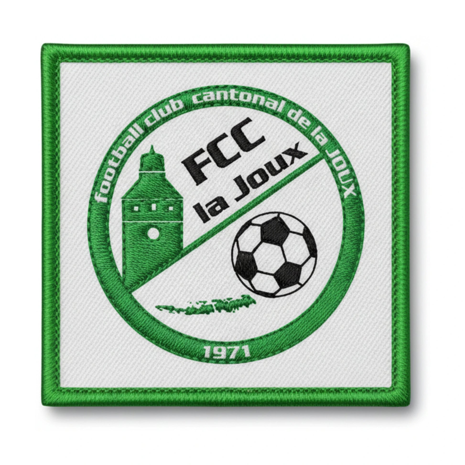 Patch brodé FC Cantonal La Joux Nozeroy Football logo