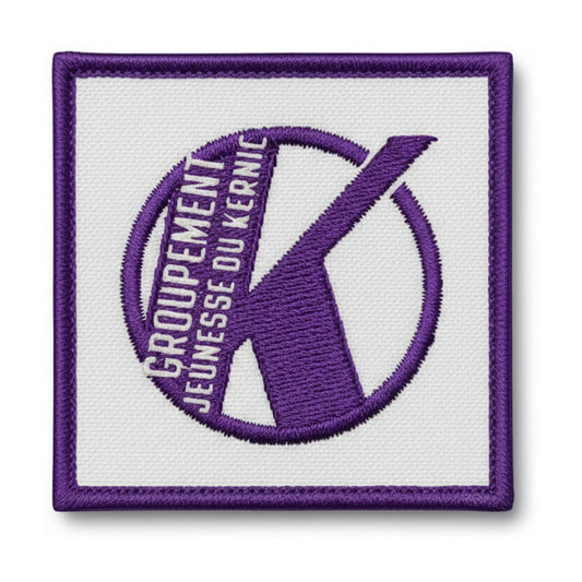 Patch brodé GJ  KERNIC LANHOUARNEAU Football logo