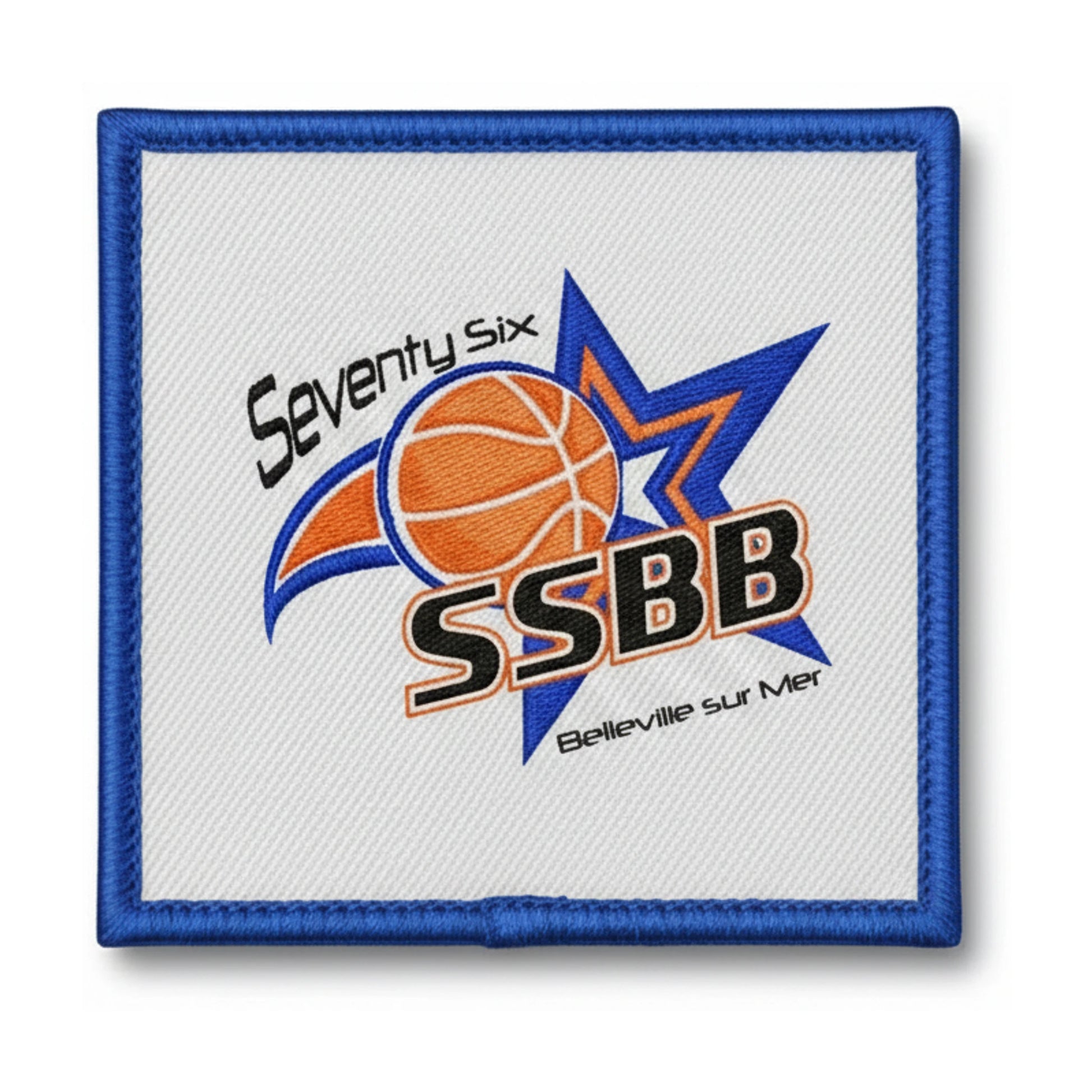 Patch brodé Seventy Six Basket Belleville Basketball logo