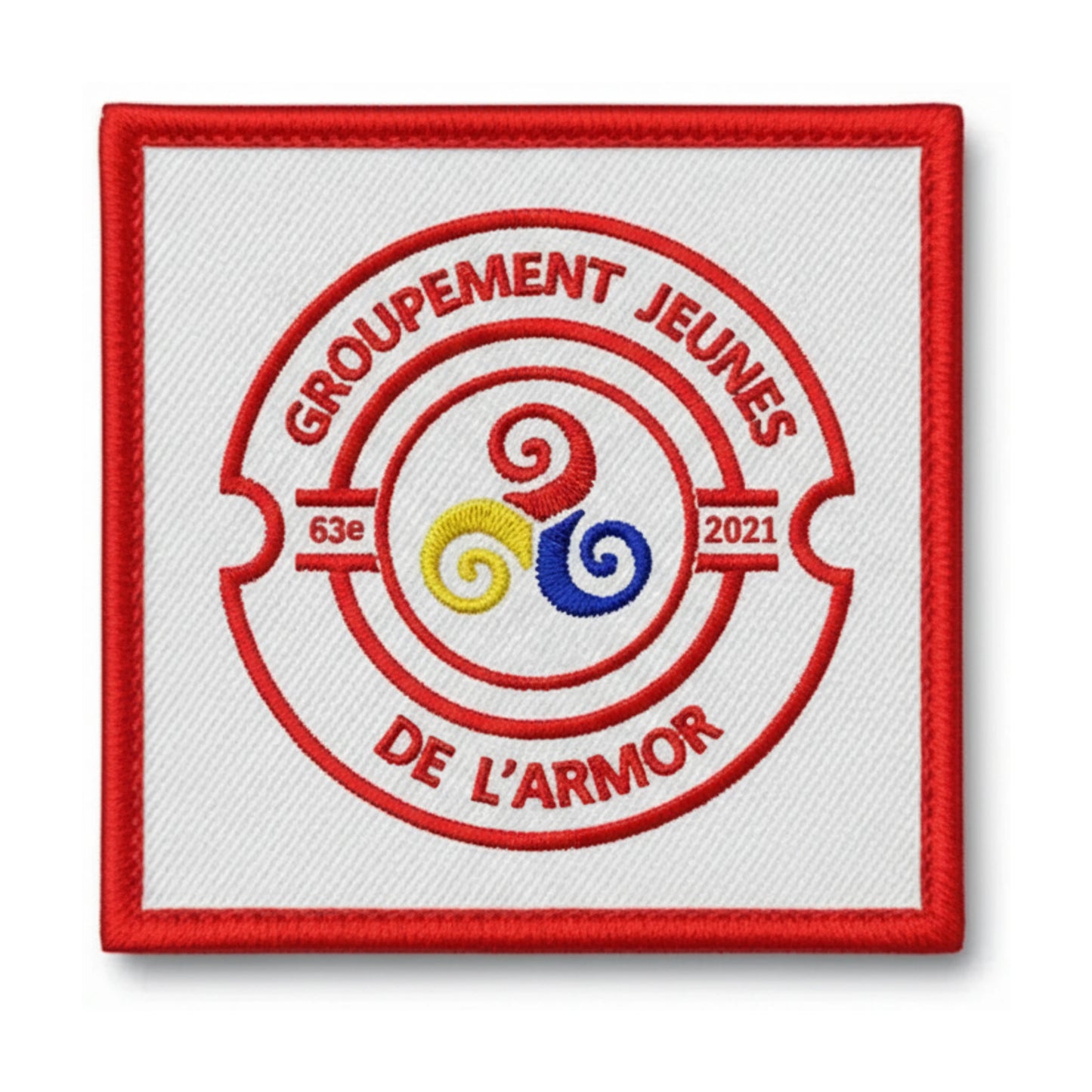 Patch brodé GROUPEMENT JEUNES DE L'ARMOR ST AGATHON Football logo