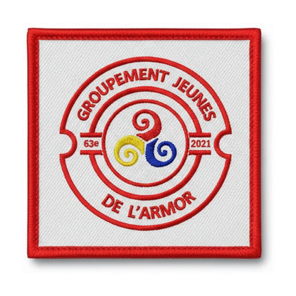 Patch brodé GROUPEMENT JEUNES DE L'ARMOR ST AGATHON Football logo
