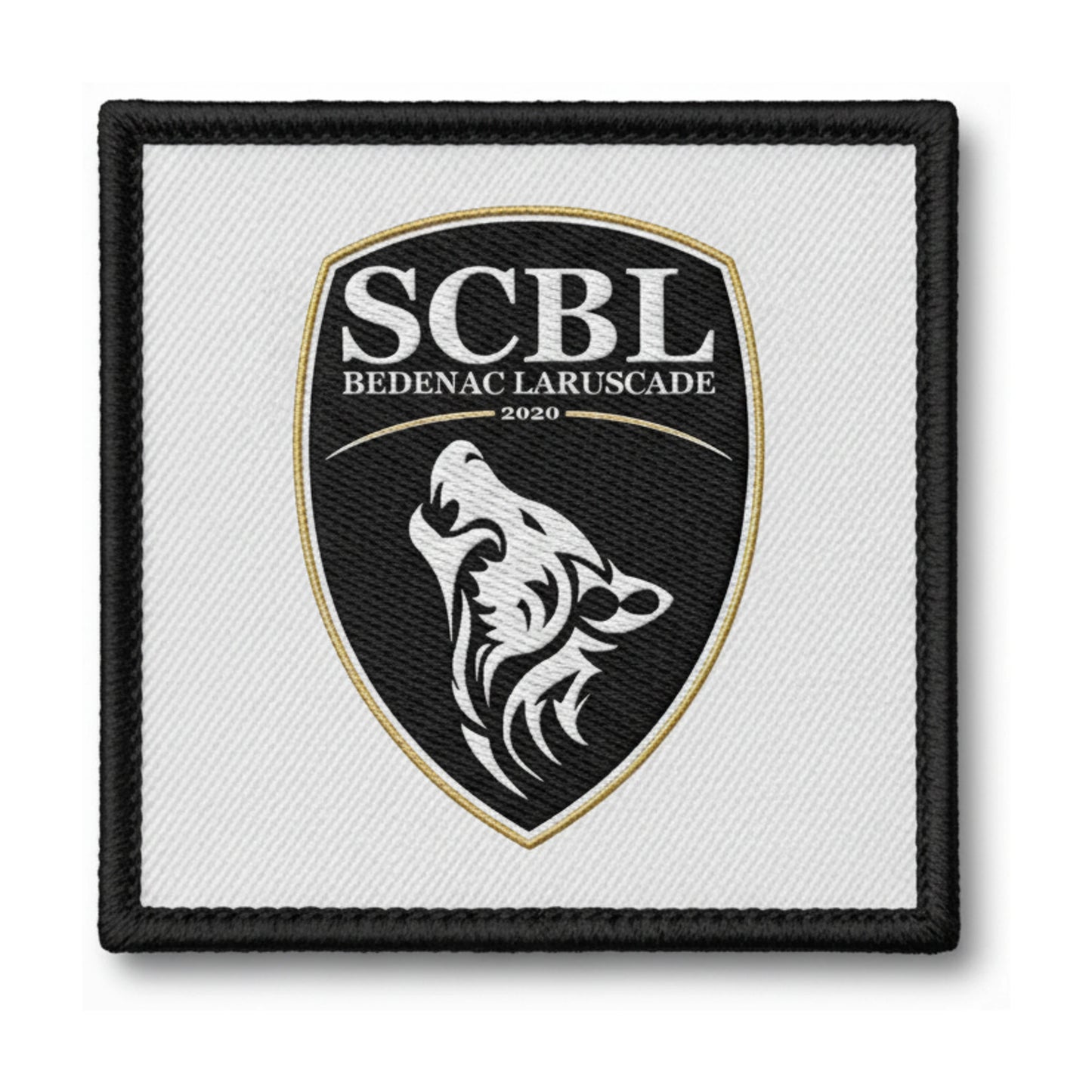 Patch brodé S C Laruscade Football logo