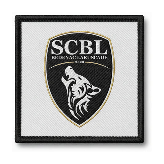 Patch brodé S C Laruscade Football logo