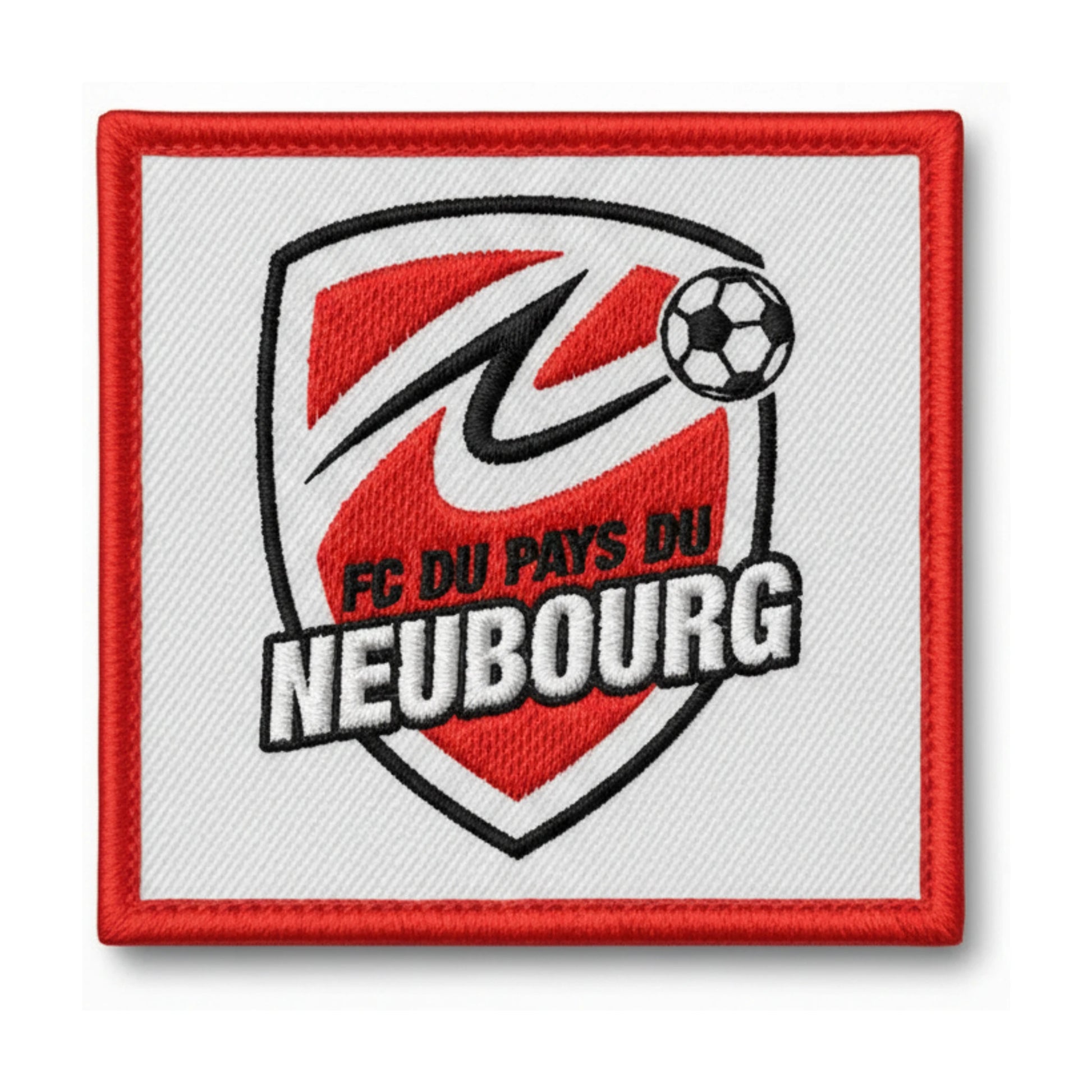 Patch brodé Football Club Plateau du Neubourg Football logo