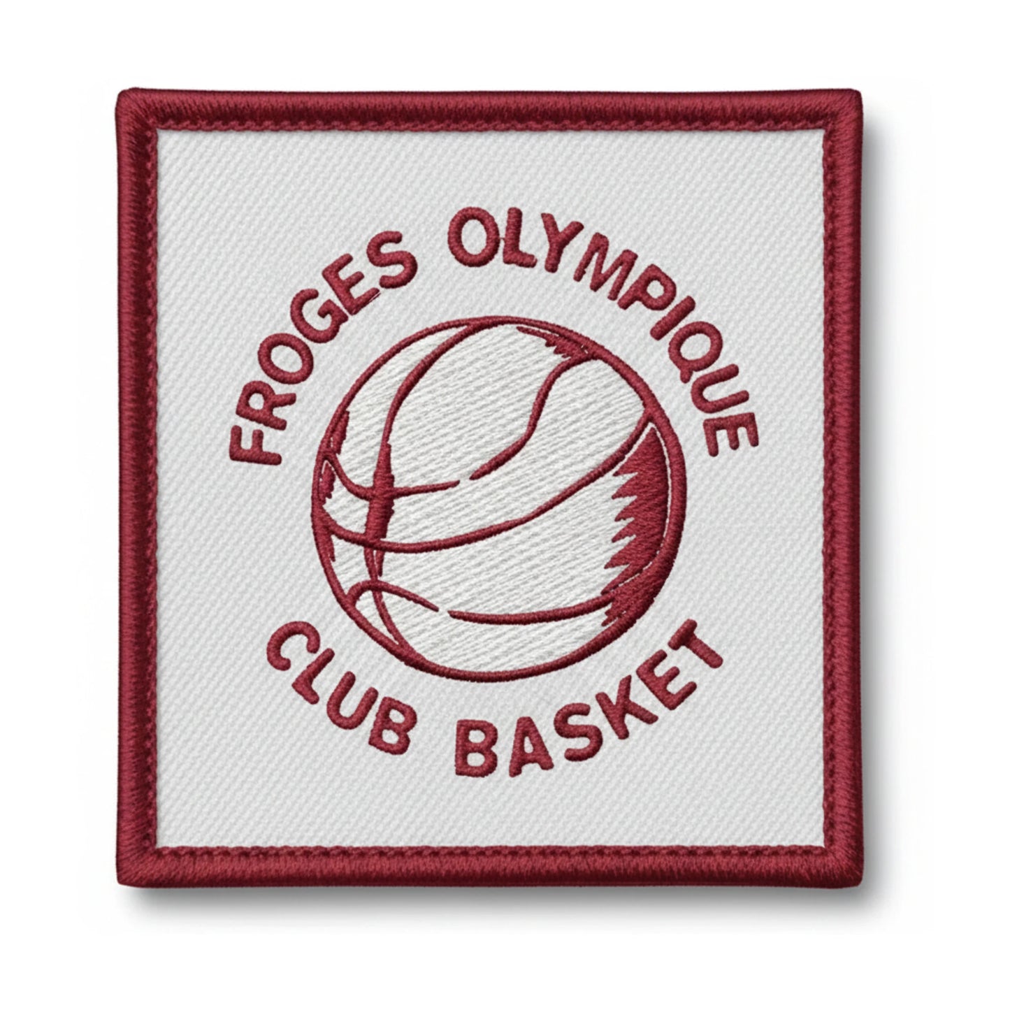 Patch brodé Froges Olympique Club Basket Basketball logo