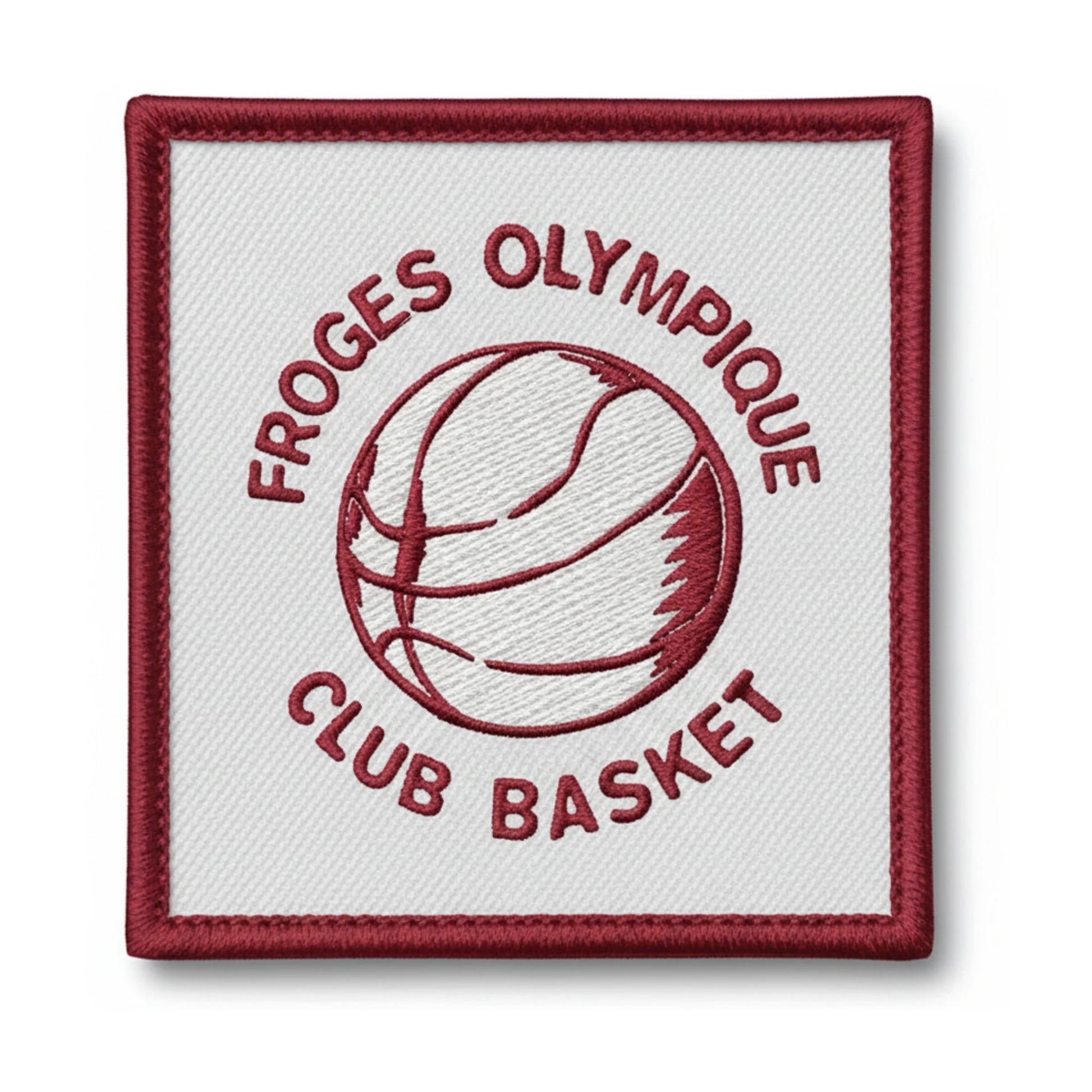 Patch brodé Froges Olympique Club Basket Basketball logo