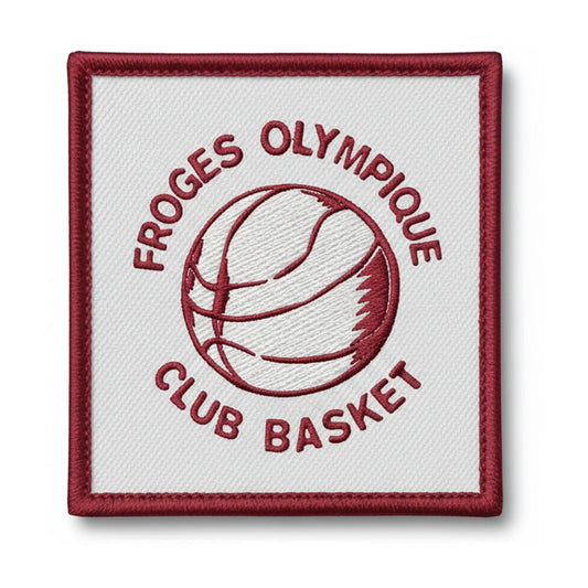 Patch brodé Froges Olympique Club Basket Basketball logo