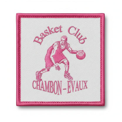 Patch brodé Basket Club Chambon Evaux Basketball logo