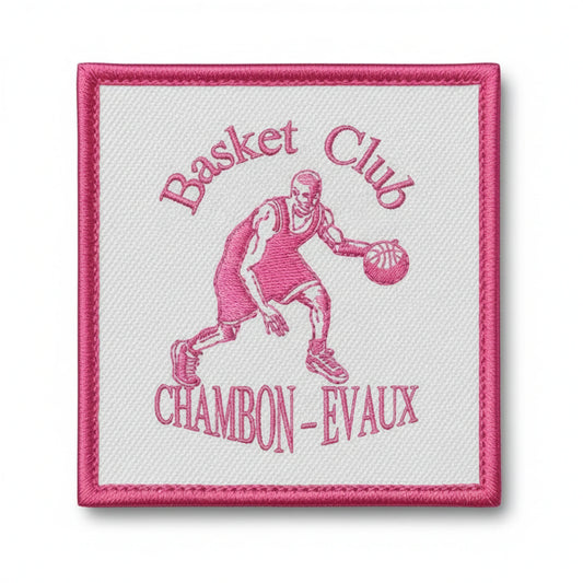 Patch brodé Basket Club Chambon Evaux Basketball logo