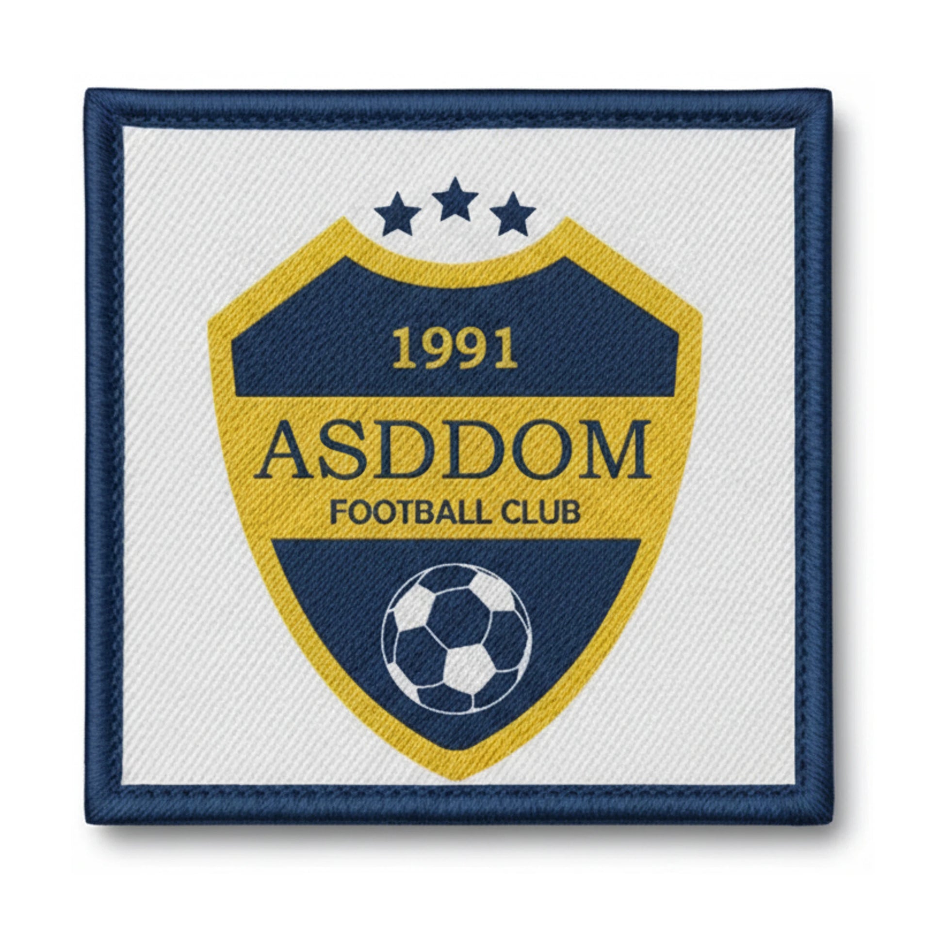 Patch brodé A.S. DEPARTEMENTALE DES D.O.M. Football logo