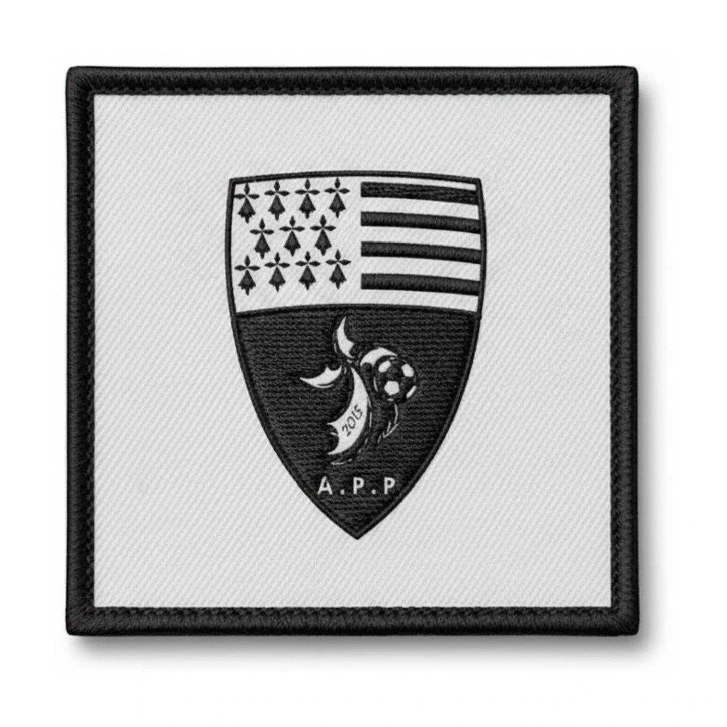Patch brodé Av Du Pays Pourleth St Tugdual Football logo