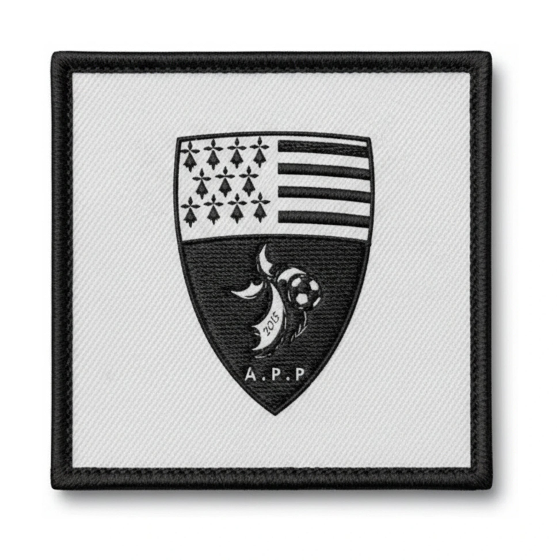 Patch brodé Av Du Pays Pourleth St Tugdual Football logo