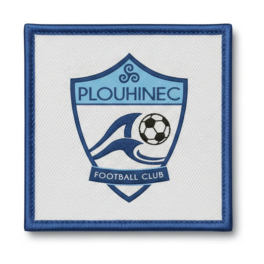 Patch brodé PLOUHINEC  F. C. Football logo