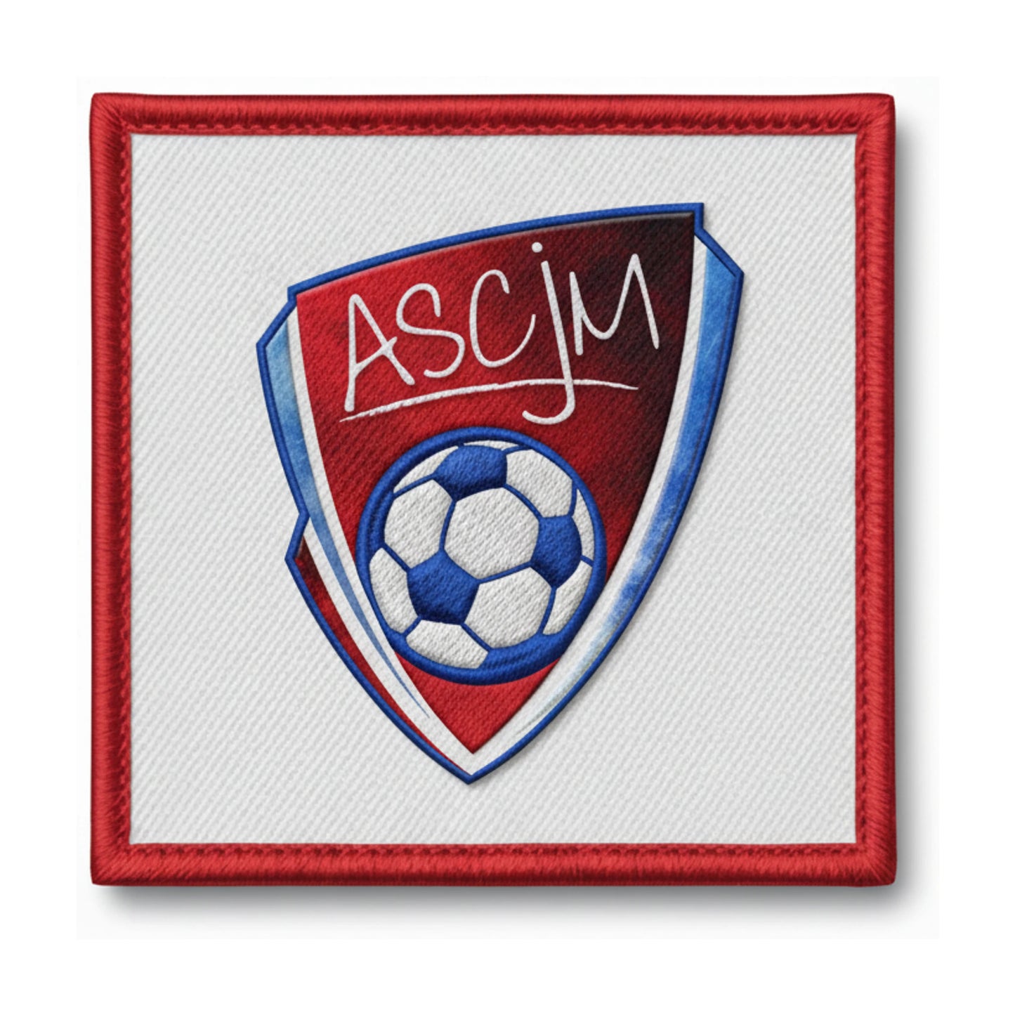 Patch brodé A. S. CHADENAC JARNAC MARIGNAC Football logo