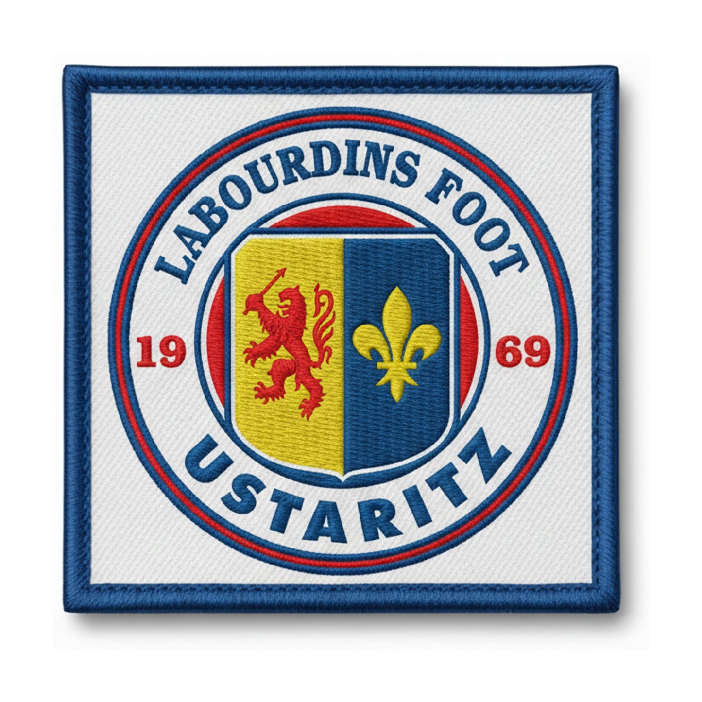 Patch brodé LES LABOURDINS D'USTARITZ Football logo