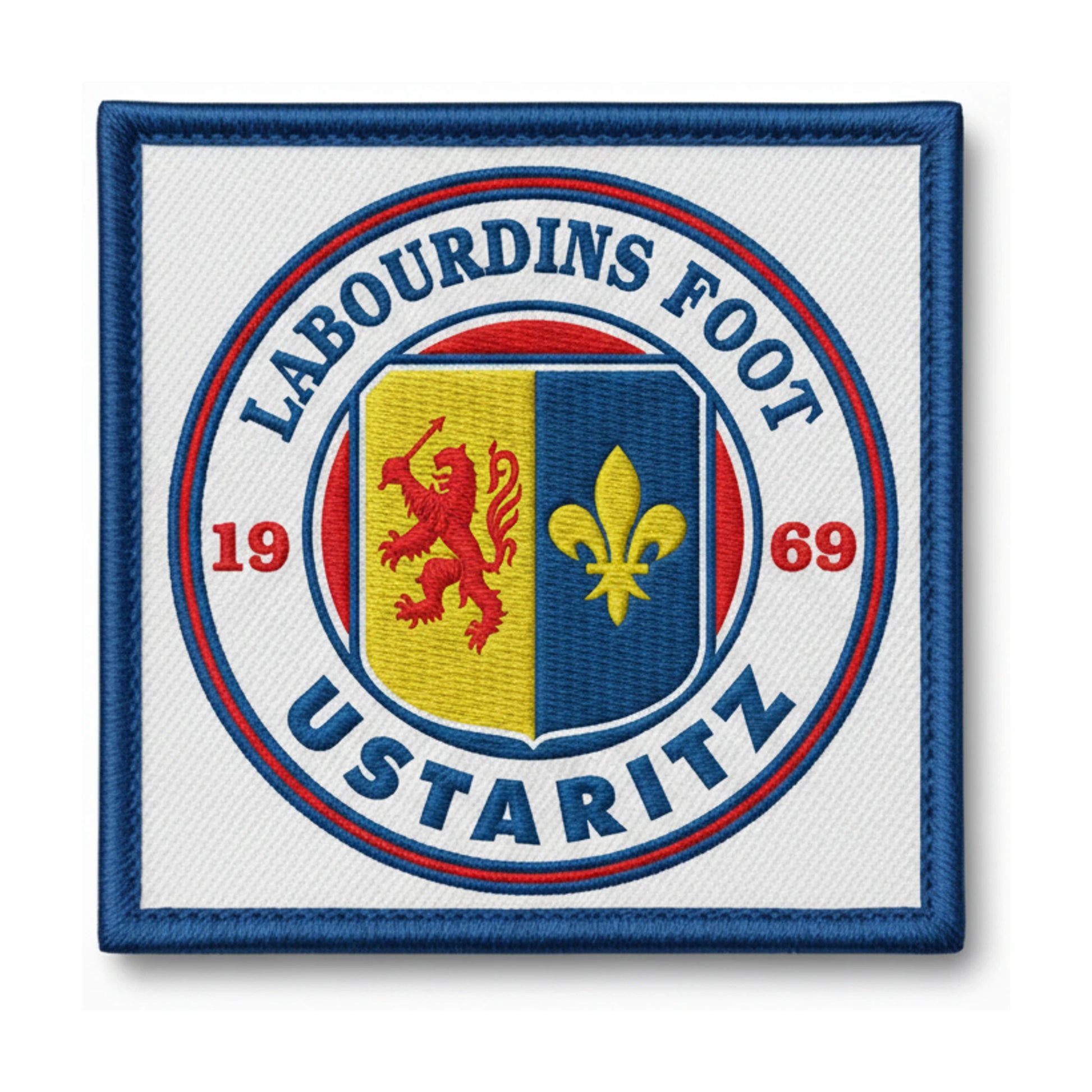 Patch brodé LES LABOURDINS D'USTARITZ Football logo