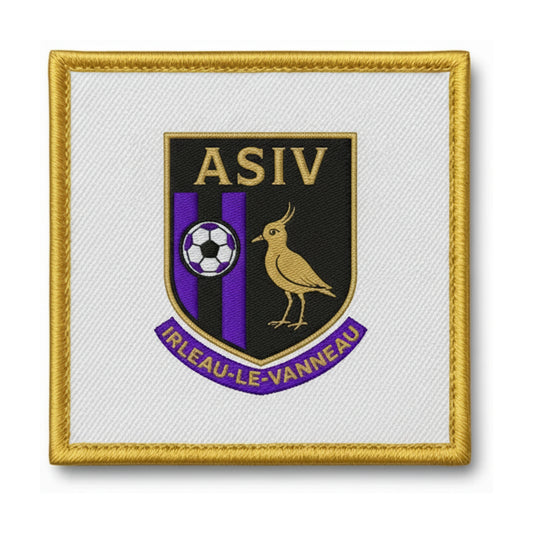 Patch brodé ASSOCIATION SPORTIVE IRLEAU-LE VANNEAU Football logo