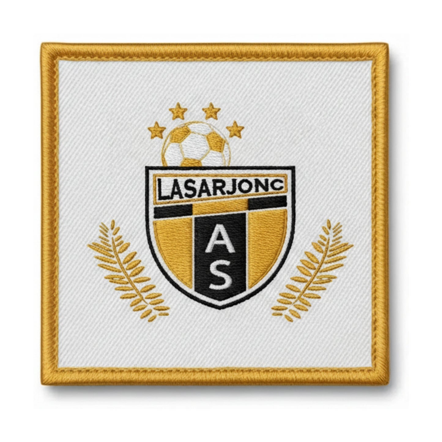 Patch brodé A.S. LASARJONC Football logo