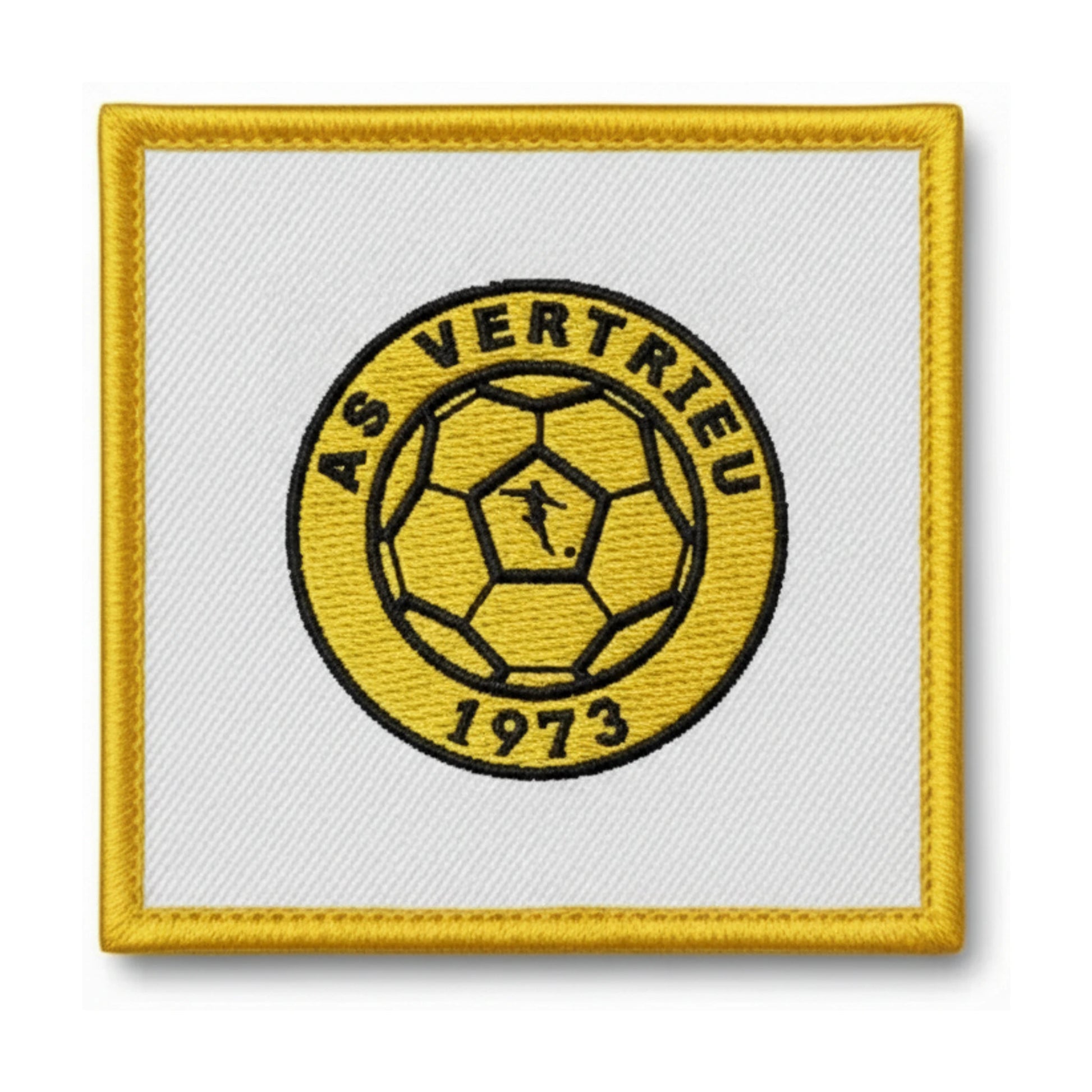 Patch brodé AS Vertrieu Football logo