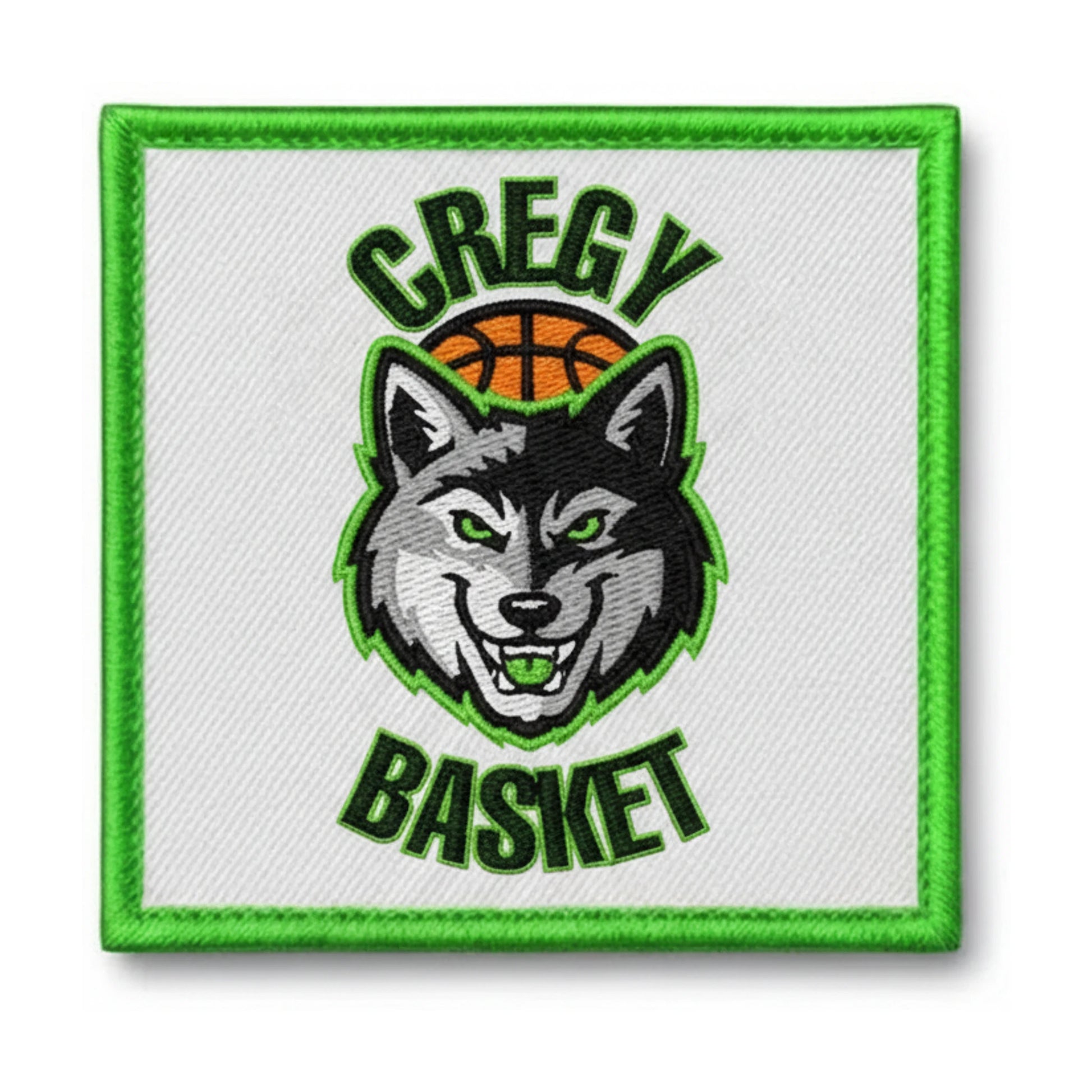 Patch brodé Avenir Cregy Sports Basket Basketball logo